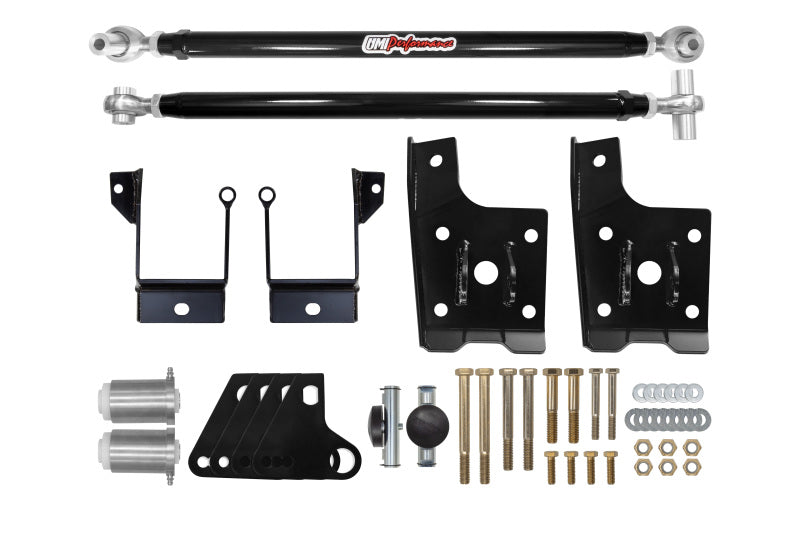UMI Traction Bars - UMI Performance 70-81 GM F-Body Leaf Spring Traction Bars with Mounts