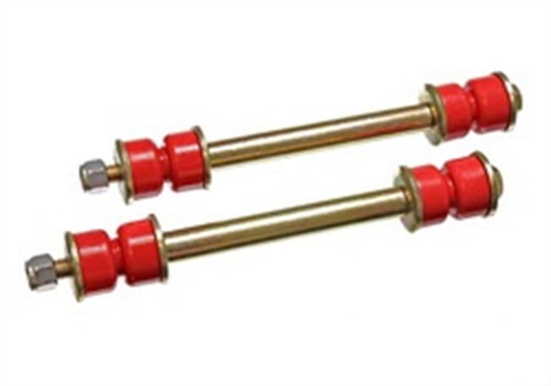 ES End Links - Red - Energy Suspension 80-86 Ford Thunderbird / 83-93 Mustang / 99-04 Mustang Cobra / 80-86 Cougar Red Fr