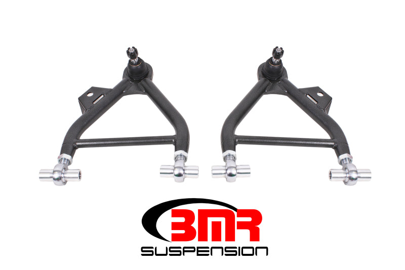 BMR Control Arms - BMR 79-93 Mustang Lower A-Arm (Coilover Only) w/ Adj. Rod End and STD. Ball Joint - Black Hammertone