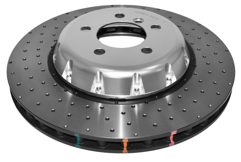 DBA 5000 Series Drilled Rotors - DBA 18-20 BMW M240i xDrive M Perf (w/370mm Front Rotor) Front 5000 Series Drilled Rotor w/Silver Hat