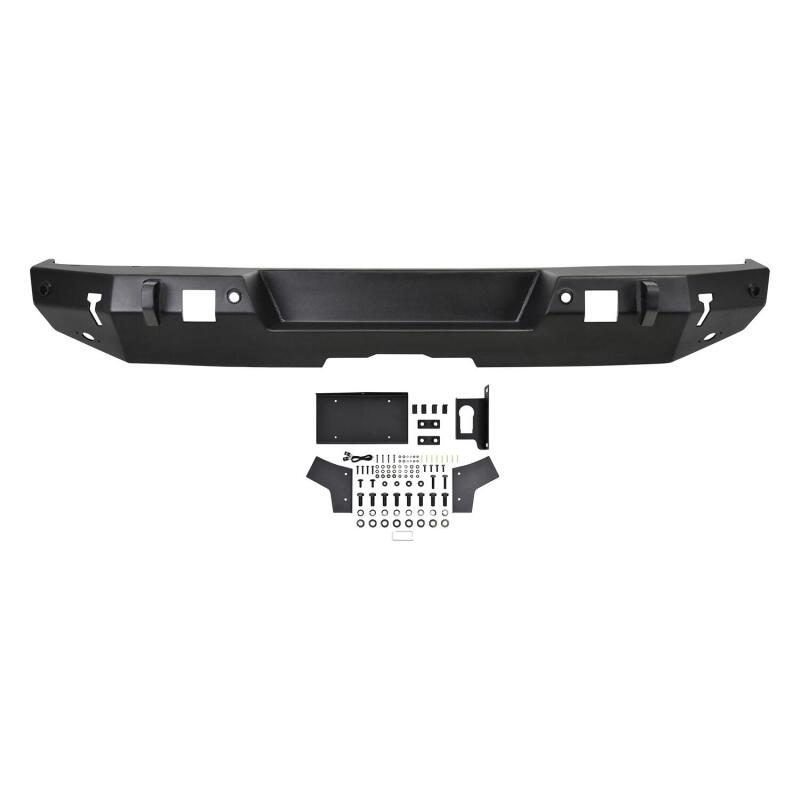 WES WJ2 Bumpers - Westin 18-19 Jeep Wrangler JL WJ2 Rear Bumper w/ Sensors (Excl. Wrangler JK) - Textured Black