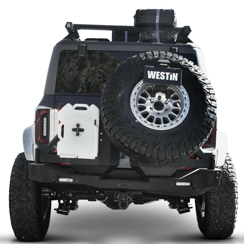 WES XTS Bumpers - Westin 18-25 Wrangler JL Accessory For XTS Rear - D/S Swingout - Tex. Blk