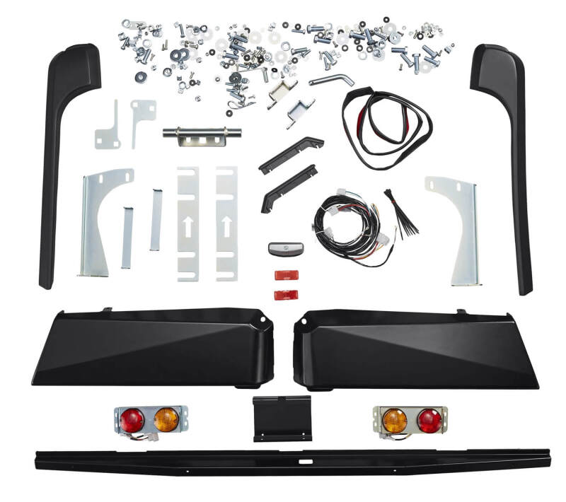 ARB Rear Bars w/o Carriers - ARB Rear Bar 3500Kg 100Ifs Black