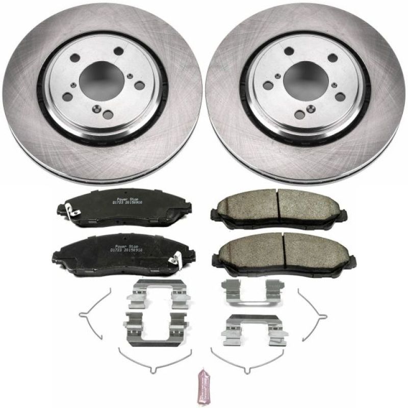 PSB Autospecialty Kit - Power Stop 17-19 Acura MDX Front Autospecialty Brake Kit