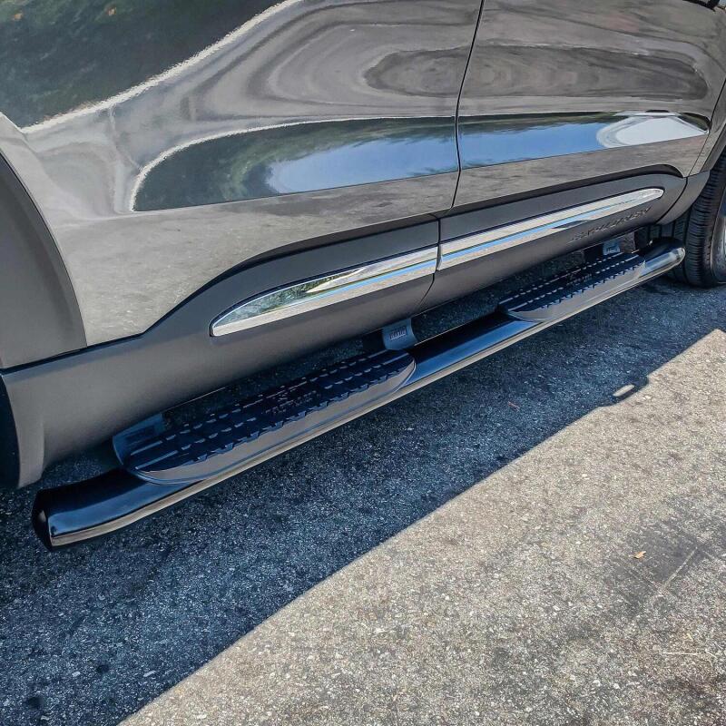 WES Nerf Bars - PRO TRAXX 4 - Westin 20-21 Ford Explorer PRO TRAXX 4 Oval Nerf Step Bars - Black