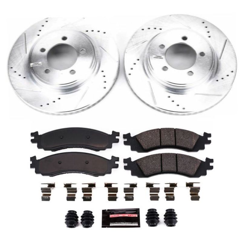 PSB Z23 Evolution Kit - Power Stop 06-10 Ford Explorer Front Z23 Evolution Sport Brake Kit