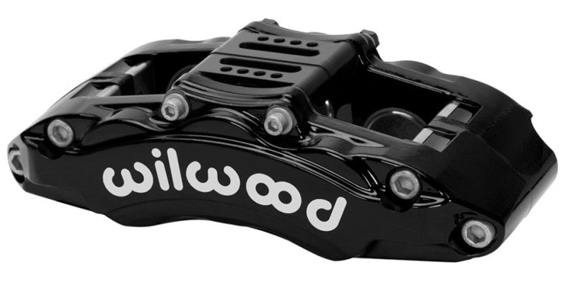 WIL AT6 Lug Mount Caliper - Wilwood Caliper - AT6 Lug Mount Black 1.75in/1.38in/1.38in Piston .75in Rotor - Right Side