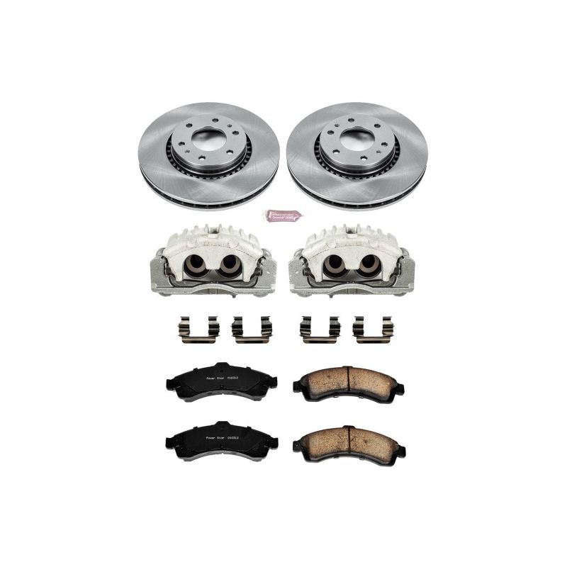 PSB Autospecialty Kit w/Cals - Power Stop 04-05 Buick Rainier Front Autospecialty Brake Kit w/Calipers