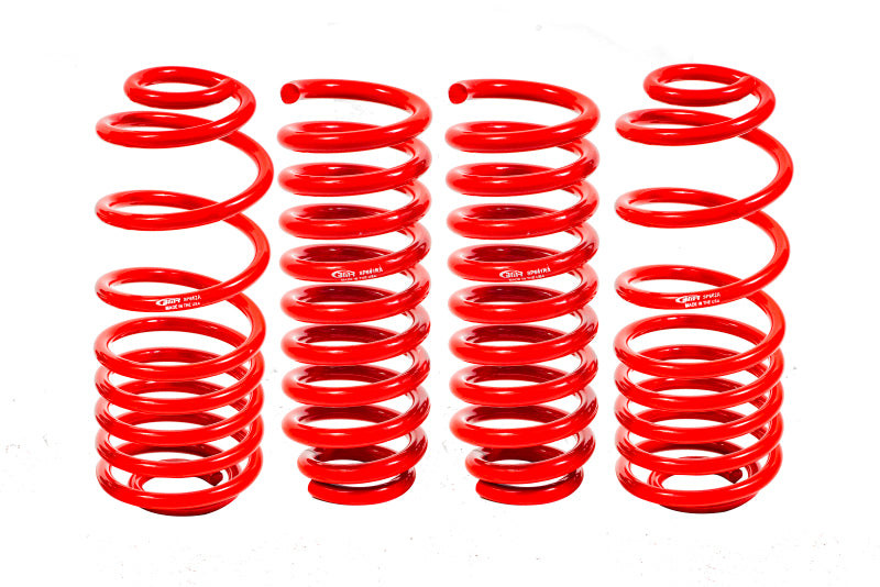 BMR Lowering Springs - BMR 02-09 Trailblazer Lower Springs Set of 4 2in-3in Drop Red
