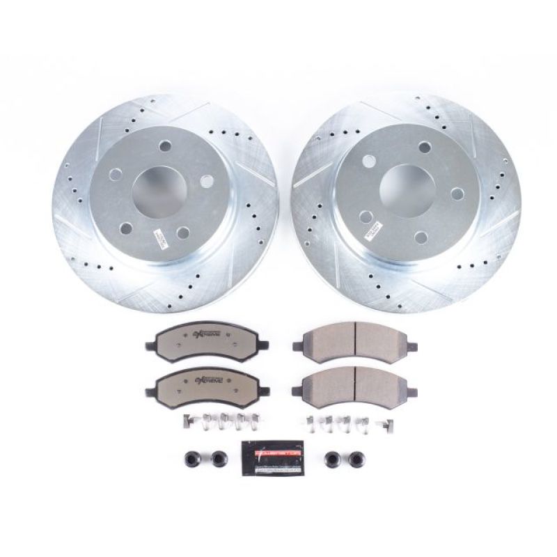 PSB Z36 Truck & Tow Kit - Power Stop 11-18 Ram 1500 Front Z36 Truck & Tow Brake Kit