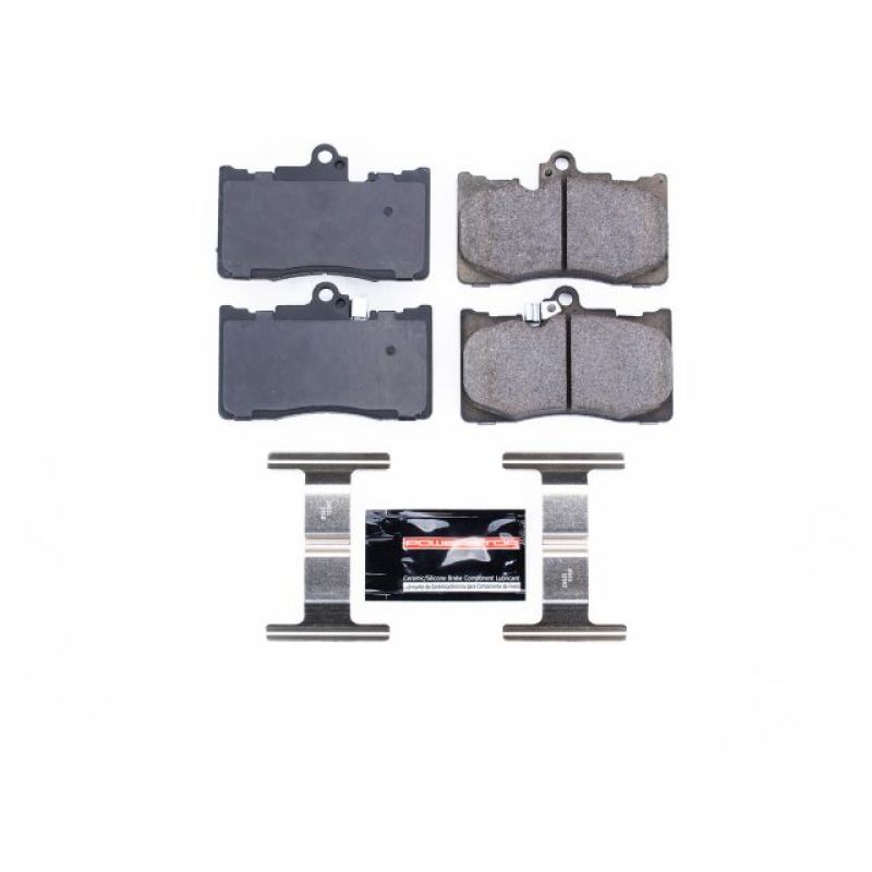 PSB Z23 Evolution Brake Pads - Power Stop 07-11 Lexus GS350 Front Z23 Evolution Sport Brake Pads w/Hardware