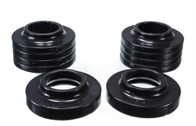 ES Spring Isolators - Black - Energy Suspension Jeep Spring Isolators - Black