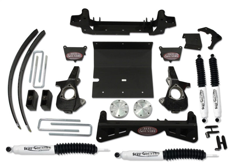TUF Lift Kits - Tuff Country 2006 Silverado 1500 4X4 4in Lift Kt (w/3pc Sub Frm w/o Fctry Air Ride Shocks SX8000)