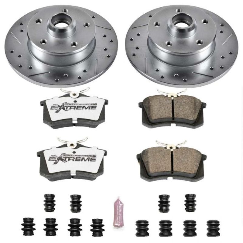 PSB Z26 Street Warrior Kit - Power Stop 92-95 Volkswagen Corrado Rear Z26 Street Warrior Brake Kit