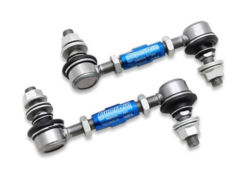 SPR Sway Bar Links - SuperPro 2015 BMW 228i Base Rear HD Adjustable End Link Set (10mm Studs 125mm-145mm Length)