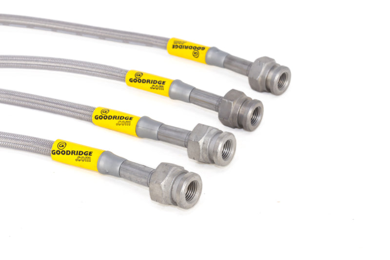 GR G-Stop Brake Line Kits - Goodridge 04-13 Mazda 3/Mazdaspeed3 Stainless Steel Brake Line Kit