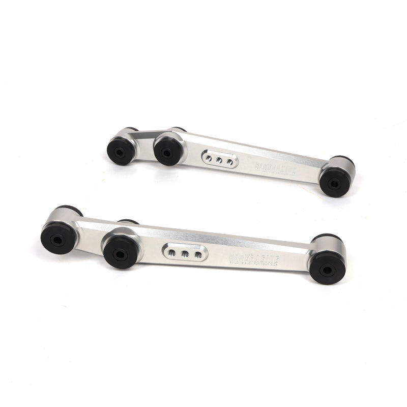BX Lower Control Arms - BLOX Racing 90-01 Integra, 89-95 Civic, CRX, Del Sol V2 Billet Rear LCA Poly Bushings - Raw