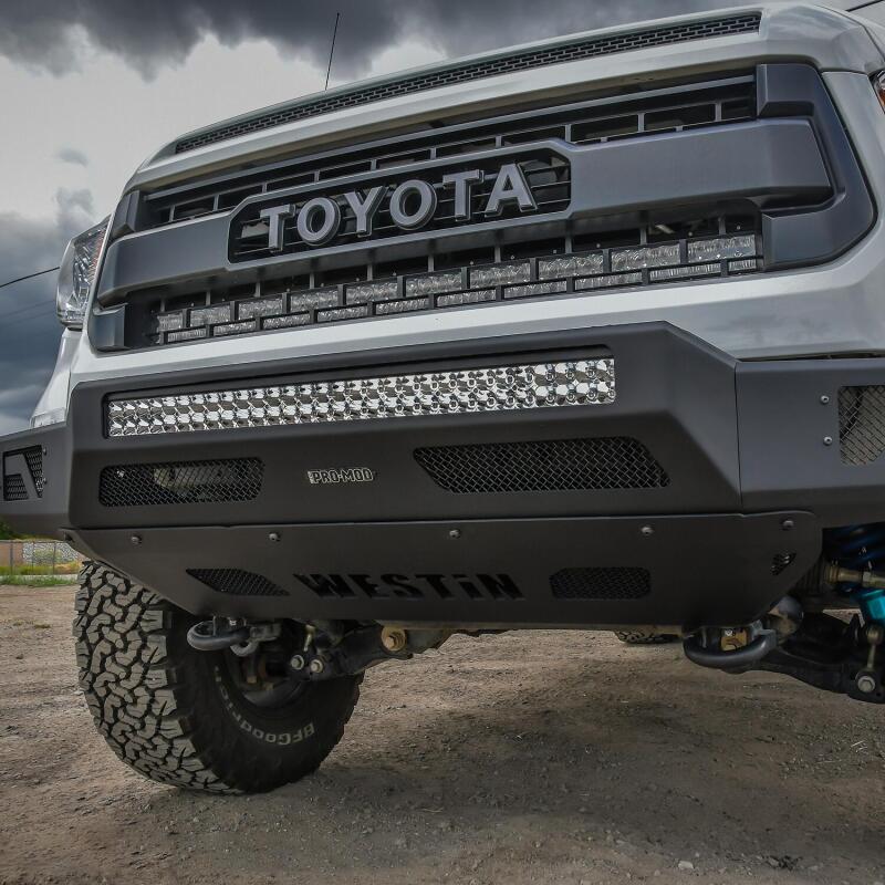 WES Pro-Mod Skid Plate - Westin 14-21 Toyota Tundra Pro-Mod Skid Plate - Textured Black