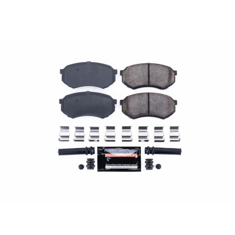 PSB Z23 Evolution Brake Pads - Power Stop 88-91 Mazda 929 Front Z23 Evolution Sport Brake Pads w/Hardware
