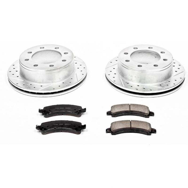 PSB Z23 Evolution Kit - Power Stop 06-17 Chevrolet Express 2500 Rear Z23 Evolution Sport Brake Kit