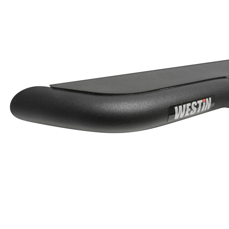 WES Nerf Bars - Outlaw - Westin 19-22 Chevrolet Silverado / GMC Sierra Double Cab Outlaw Nerf Step Bars - Textured Black