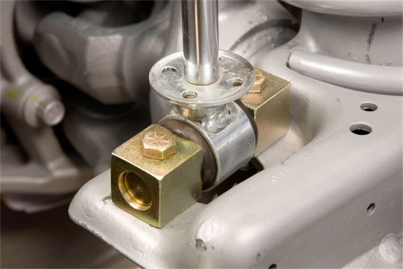ROK Suspension Components - RockJock TJ/LJ/XJ/MJ Shock Bar Pin Eliminator Kit Front Pair