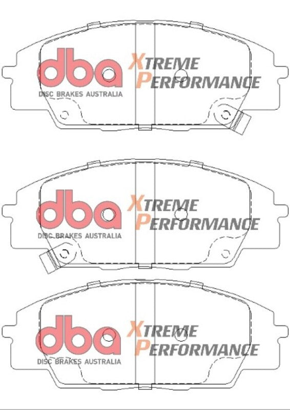 DBA XP Performance Brake Pads - DBA 06-11 Honda Civic Si XP Performance Front Brake Pads