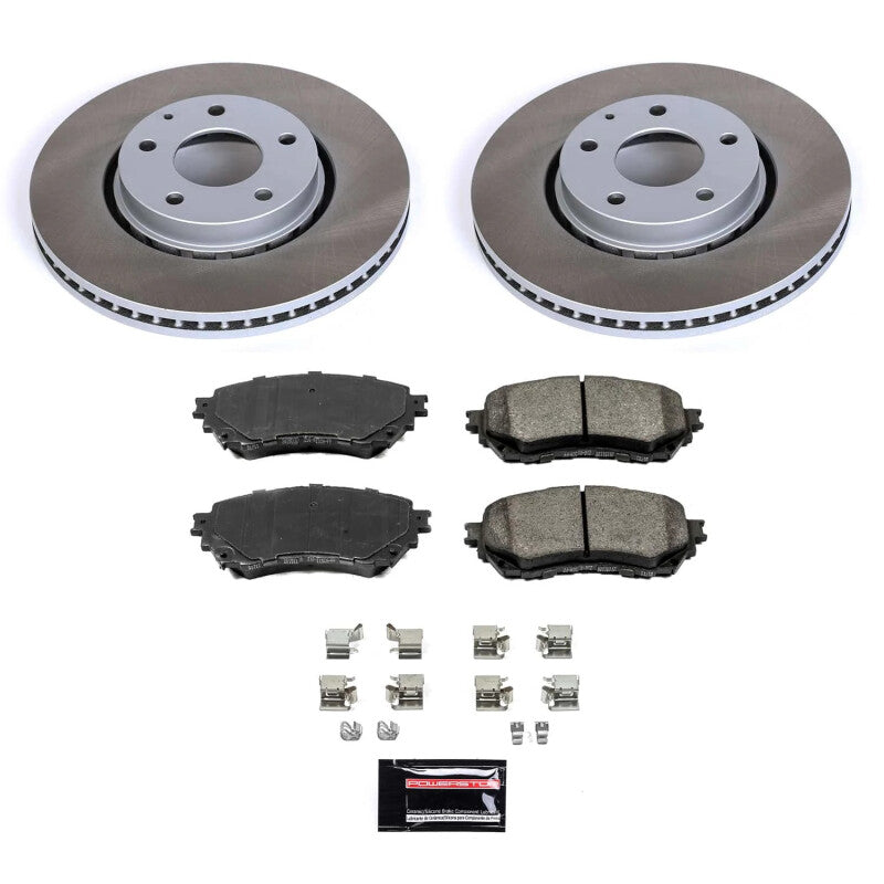 PSB Semi-Coated Rotor Kits - Power Stop 2021 Mazda 6 Front Semi-Coated Rotor Kit