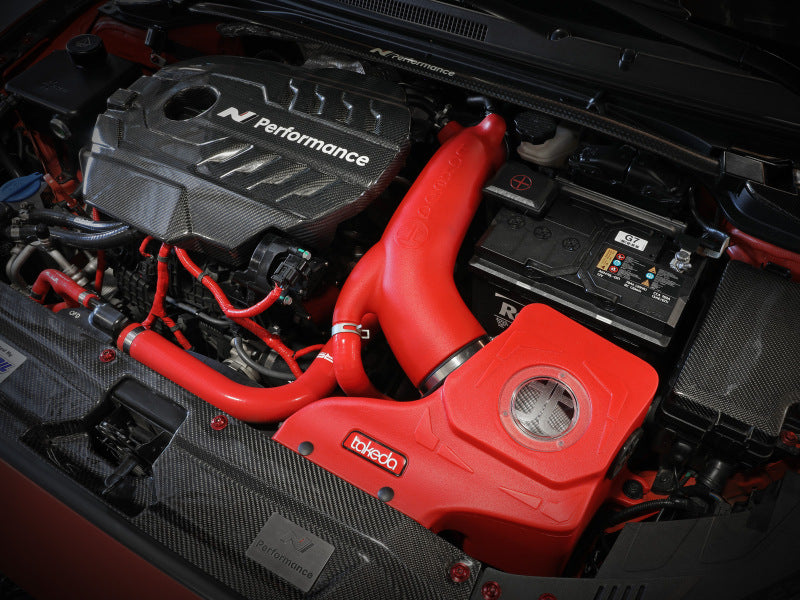 AFE Takeda Momentum Intake - aFe Takeda 19-20 Hyundai Veloster N 2.0L (t) Momentum Cold Air Intake System w/Pro DRY S Filter