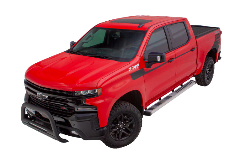 LND Summit Rdg 2.0 Run Boards - Lund 2019 Chevy Silverado 1500 Crew Cab Summit Ridge 2.0 Running Boards - Stainless