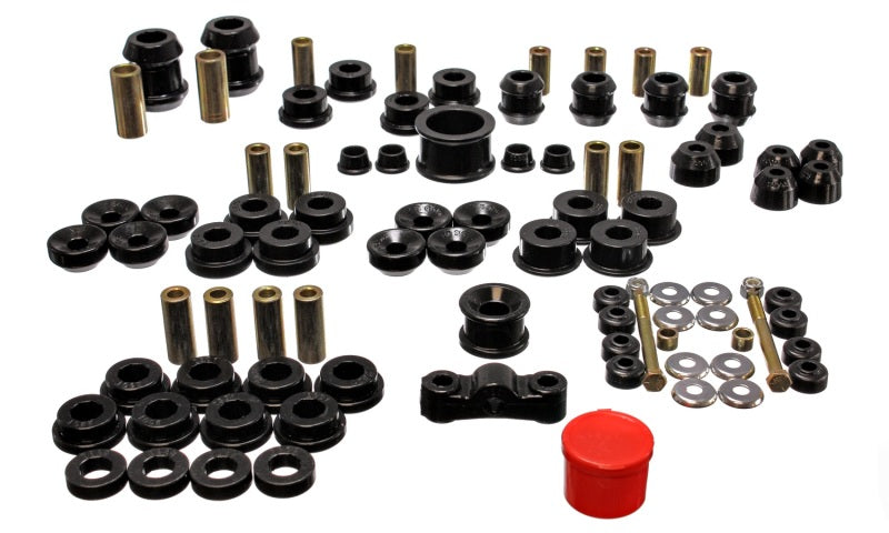 ES Hyper-Flex Sets - Black - Energy Suspension 94-01 Acura Integra (except Type R) Black Hyper-Flex Master Bushing Set