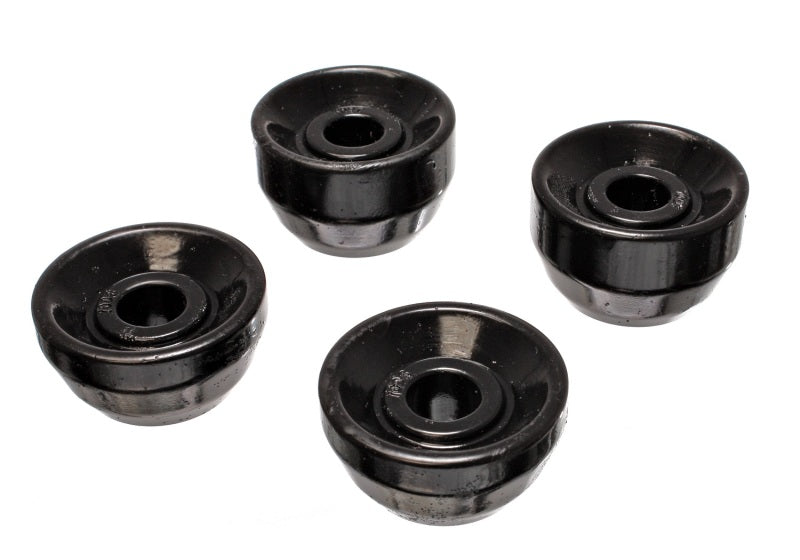 ES Strut Bushings - Black - Energy Suspension 90-97 Honda Accord/Odyssey / 92-96 Honda Prelude Black Front Strut Rod Bushing Set