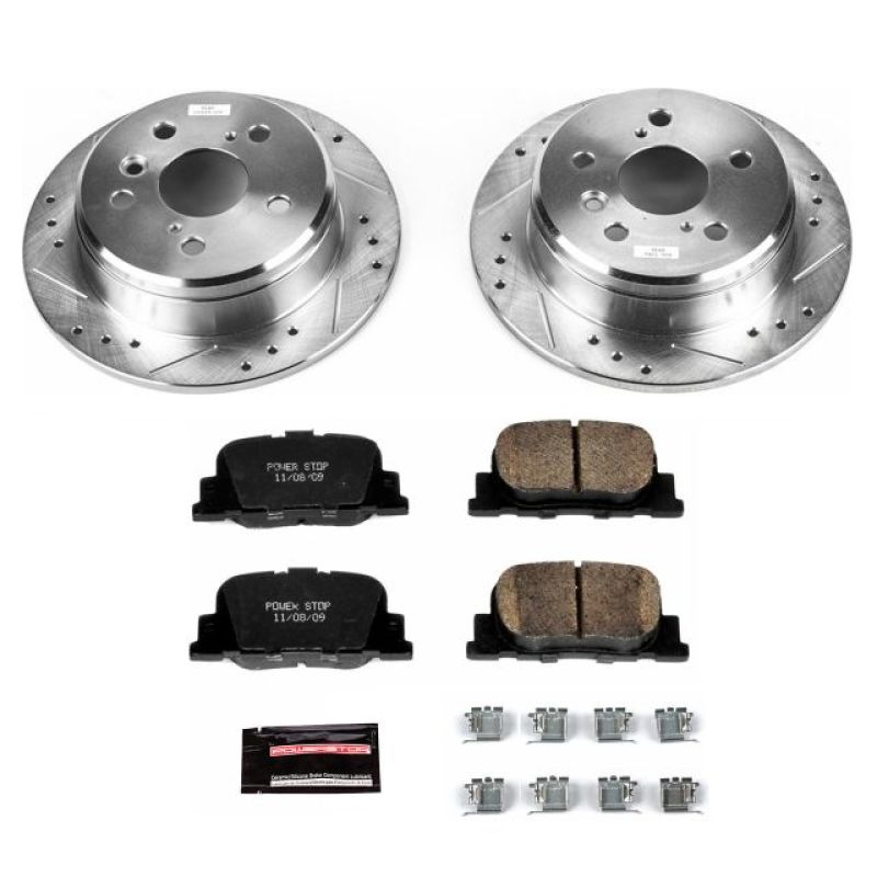 PSB Z23 Evolution Kit - Power Stop 00-01 Lexus ES300 Rear Z23 Evolution Sport Brake Kit