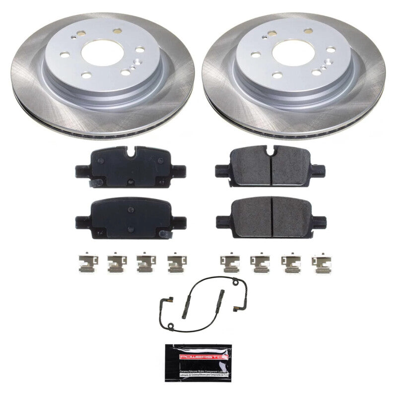 PSB Semi-Coated Rotor Kits - Power Stop 21-23 GMC Yukon XL Rear Semi-Coated Rotor Kit