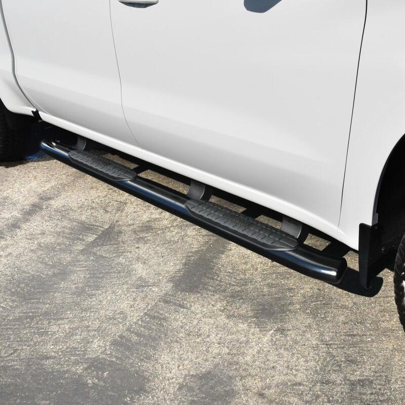 WES Nerf Bars - PRO TRAXX 5 - Westin 2019 Chevrolet Silverado/Sierra 1500 Crew Cab Non LD PRO TRAXX 5 Oval Nerf Step Bars - Black