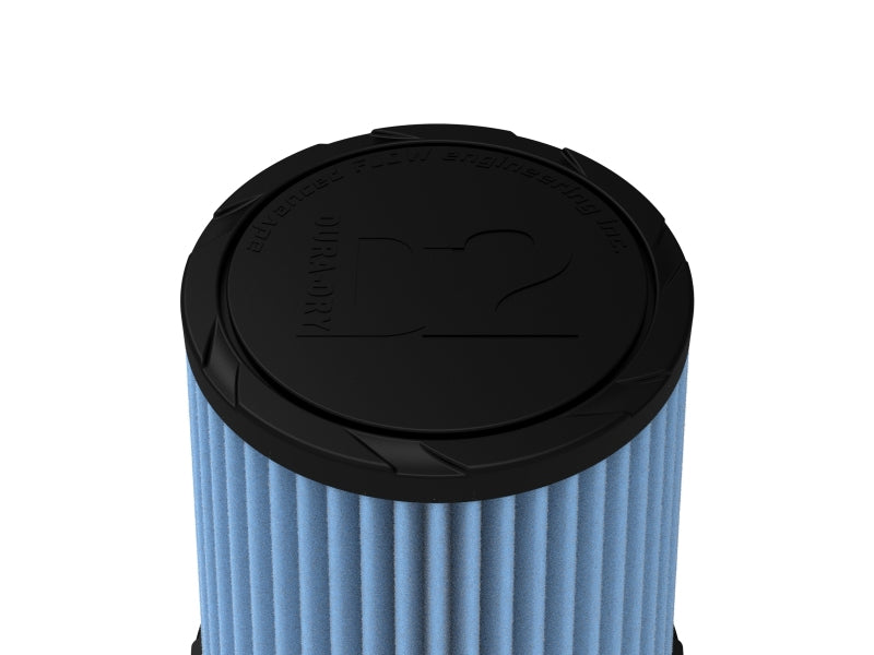 AFE Universal D2 Dura Dry Air Filter - aFe Momentum Intake Replacement Air Filter w/ D2 Dura-Dry Media 4in Fx6in Bx4-3/4in Tx7in H