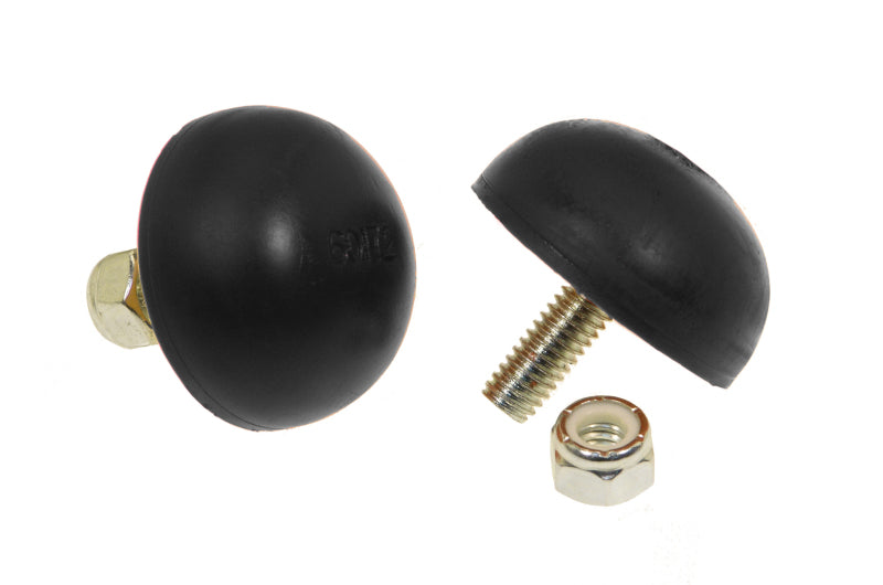 PRO Bump Stops - Blk - Prothane Universal Bump Stop 11/16X1 5/8 Dia Btn - Black