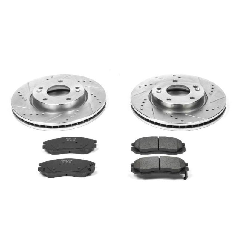 PSB Z23 Evolution Kit - Power Stop 04-06 Hyundai Tiburon Front Z23 Evolution Sport Brake Kit
