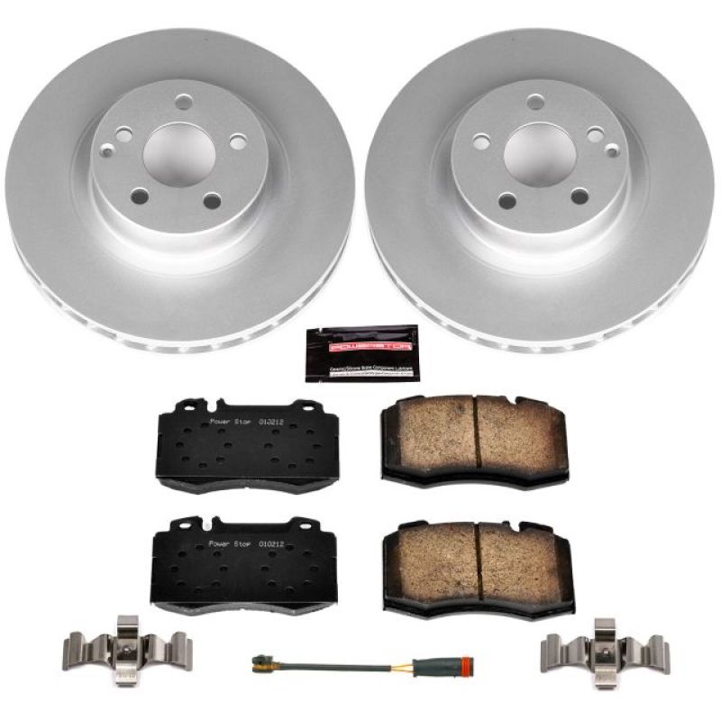 PSB Z23 Evolution Coated Kit - Power Stop 08-11 Mercedes-Benz CLS550 Front Z23 Evolution Sport Coated Brake Kit