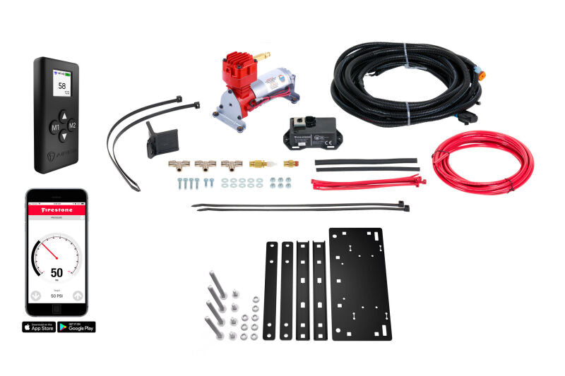 FIR Air Cmd Compressor Kit - Firestone Air Command Single Remote & App Heavy Kit (WR17602923)