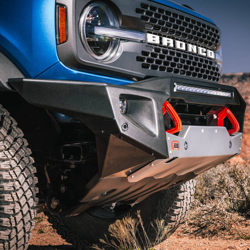 ARB Bumpers - ARB 2021 Ford Bronco Front Bumper Wide Body - Non-Winch (Fit Kit NOT Included)