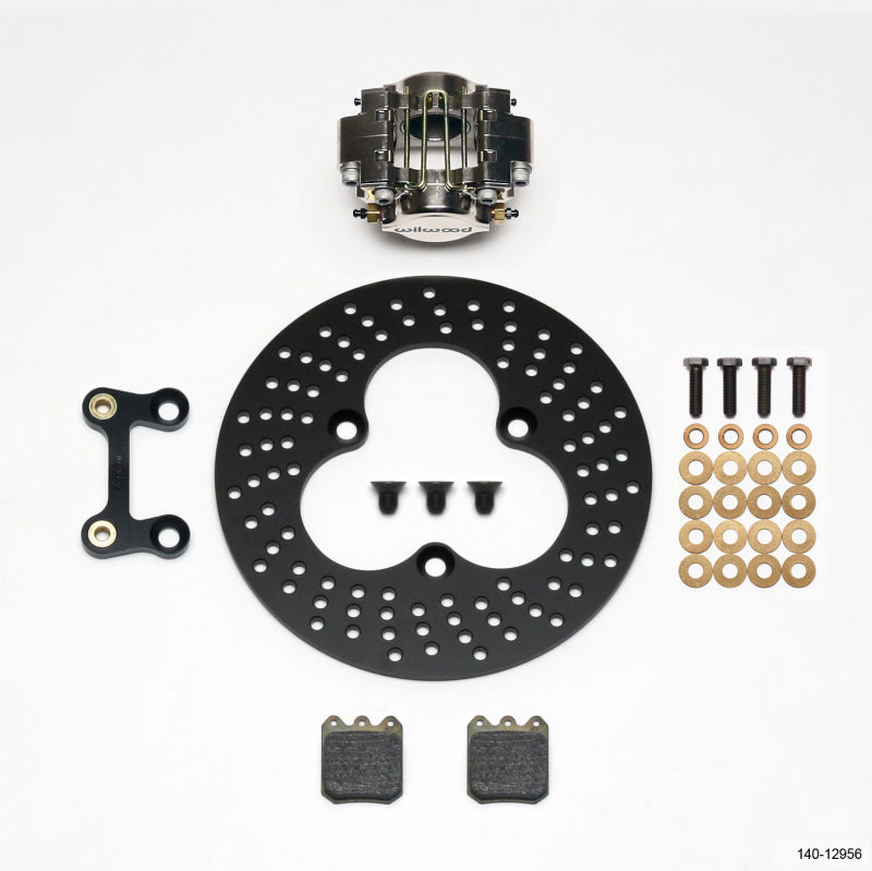 WIL Dynapro Brake Kit - Wilwood Dynapro Single LW Left Front Kit - Sprint 10.95in Aluminum Drilled Rotor