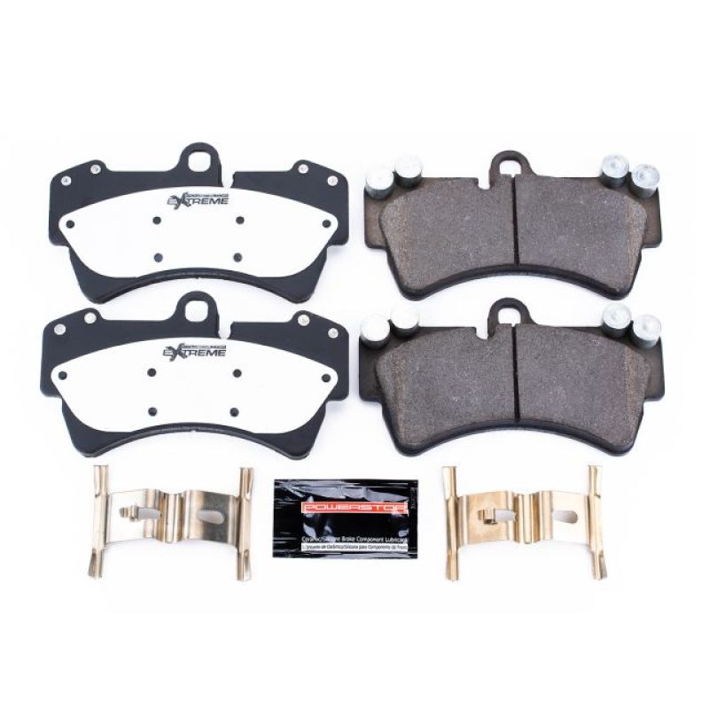PSB Z26 Extreme Brake Pads - Power Stop 07-15 Audi Q7 Front Z26 Extreme Street Brake Pads w/Hardware