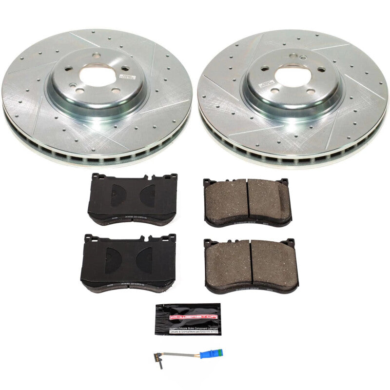PSB Z23 Evolution Kit - Power Stop 19-22 Mercedes-Benz E53 AMG Front Z23 Evolution Brake Kit