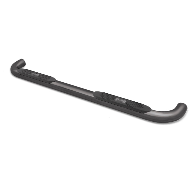 LND Nerf Bars - Black - Lund 03-09 Dodge Ram 2500 Quad Cab 4in. Oval Curved Steel Nerf Bars - Black