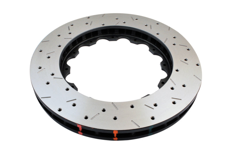 DBA 5000 Slot&Drill Rings - DBA 05-06 Holden VZ w/ AP Racing 6 Piston Calipers 5000 Series Drilled and Slotted Front Rotor Ring