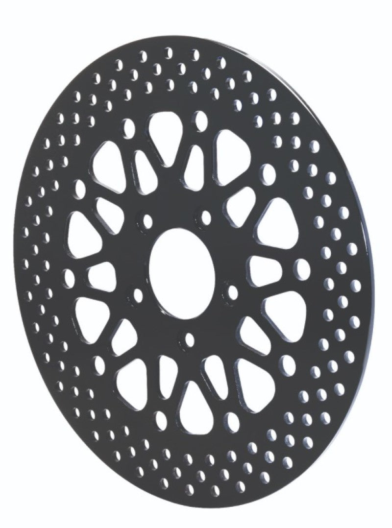 WIL Rotors - Wilwood Rotor-Rear-Harley-Davidson Motorcycle 2000-07 Black Finish 11.50 x .196 - 5 on 3.25in