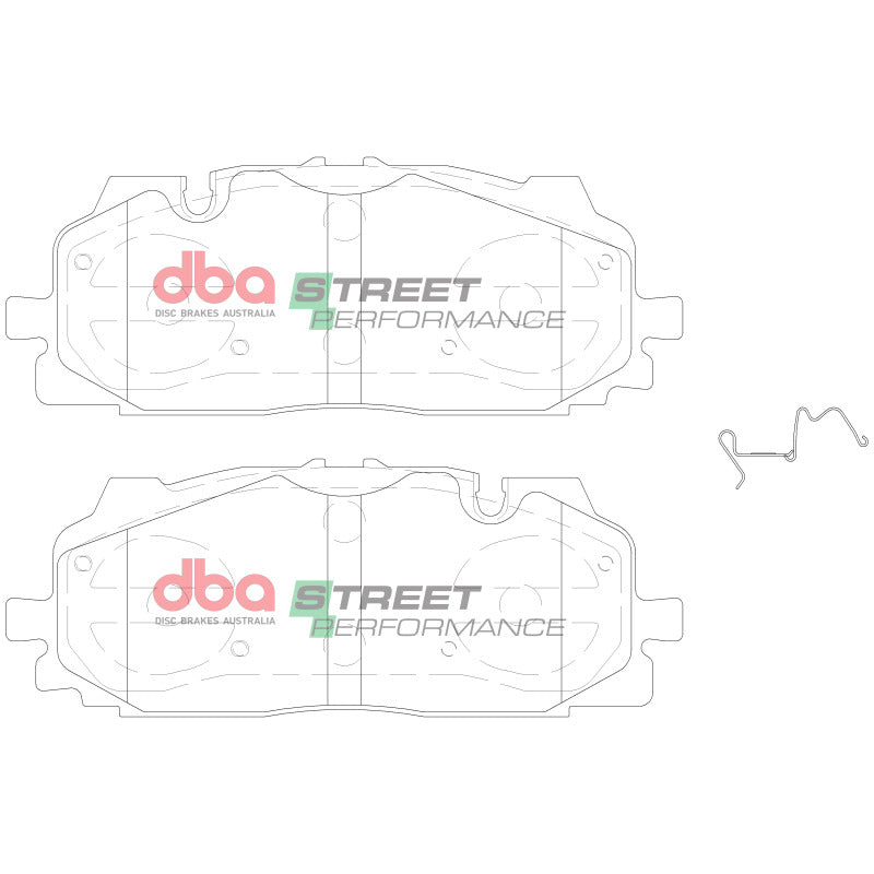 DBA SP Performance Brake Pads - DBA 19-21 Audi A8 Quattro (w/375mm Front Rotor) Front SP Performance Brake Pads