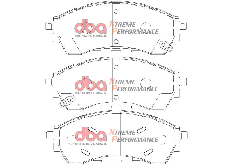 DBA XP Performance Brake Pads - DBA 07-15 Audi Q7 (w/o Performance Pkg/352mm Front Rotor) XP Performance Front Brake Pads