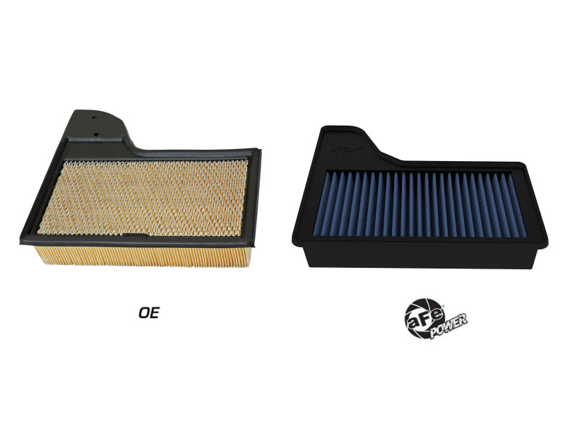 AFE P5R Drop In Air Filter - aFe MagnumFLOW OEM Replacement Air Filter PRO 5R 2015 Ford Mustang L4 / V6 / V8